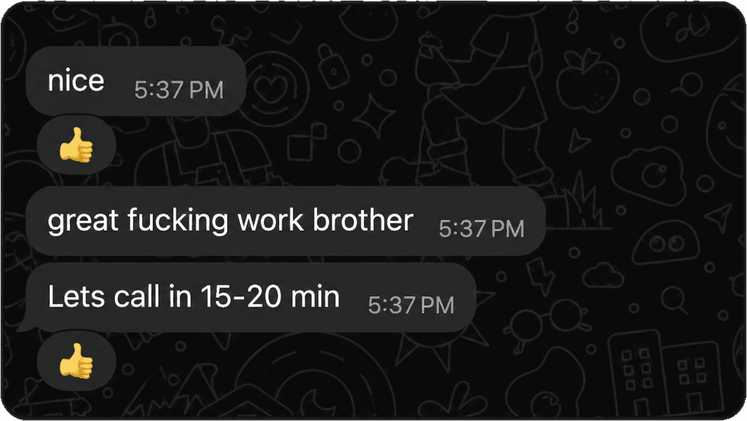 Client testimonial screenshot 2