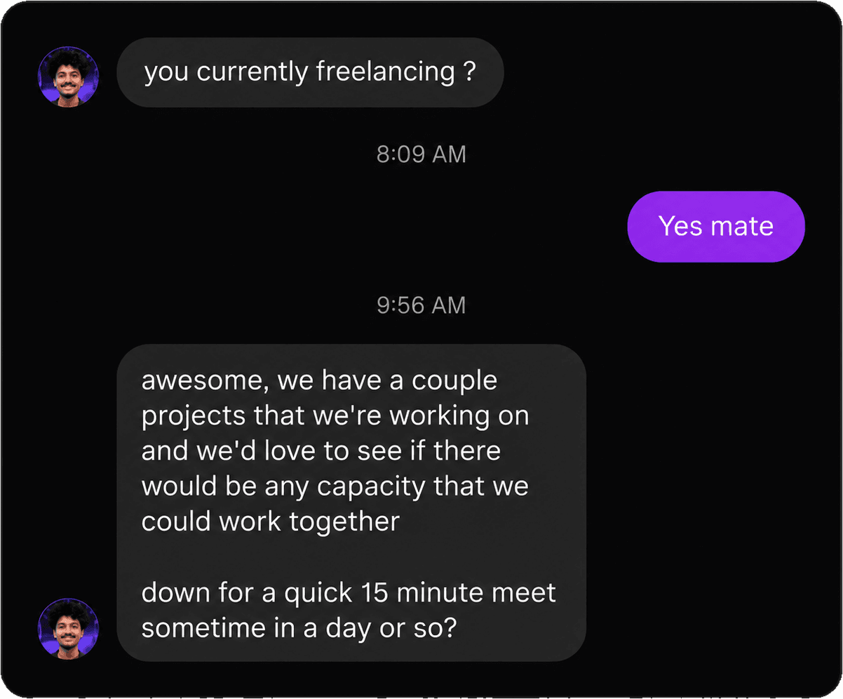 Client testimonial screenshot 5