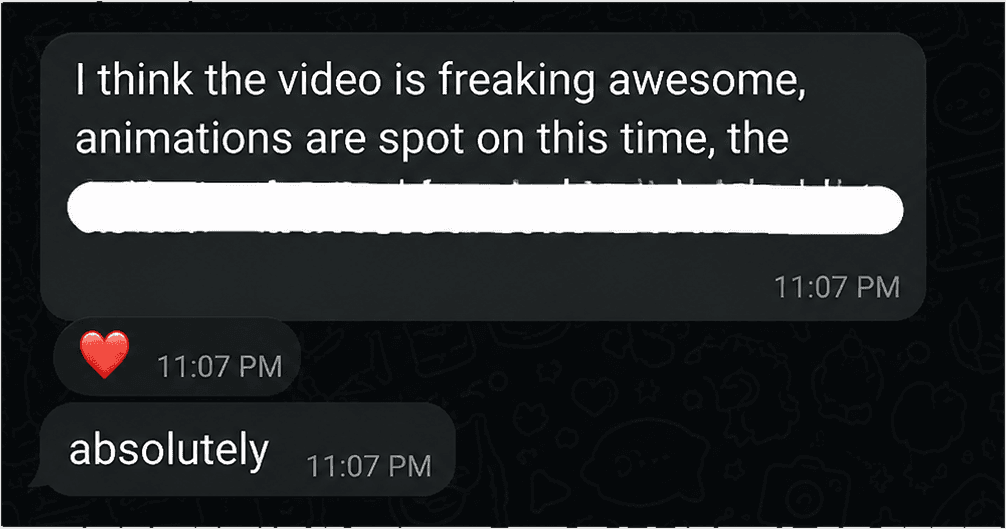 Client testimonial screenshot 12